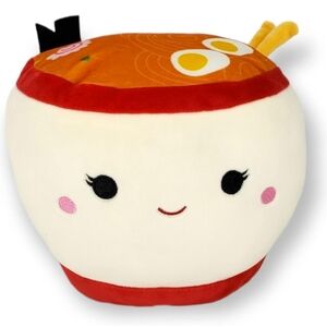 SQUISHMALLOWS KellyToy 8 inch (20cm) Foodie Squad - Raisy The Ramen Noodle NWT